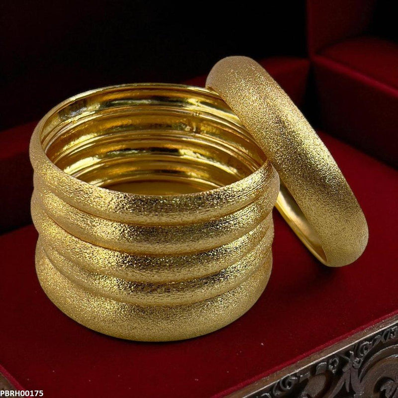 Sandblasted Bangles 6 Pcs Set