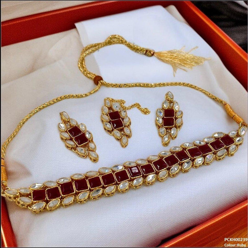 Marquise Square Choker Set