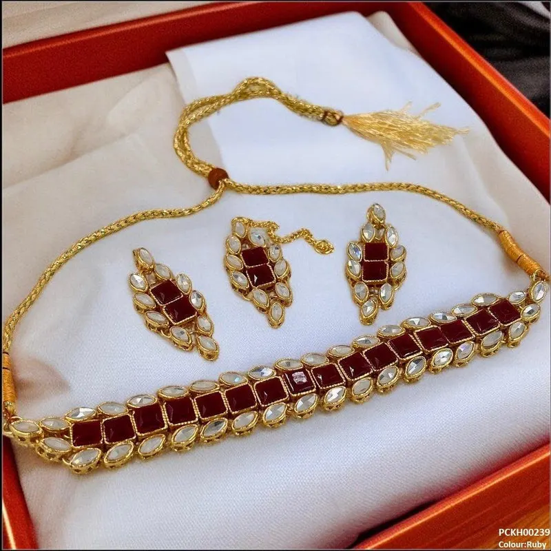 Marquise Square Choker Set