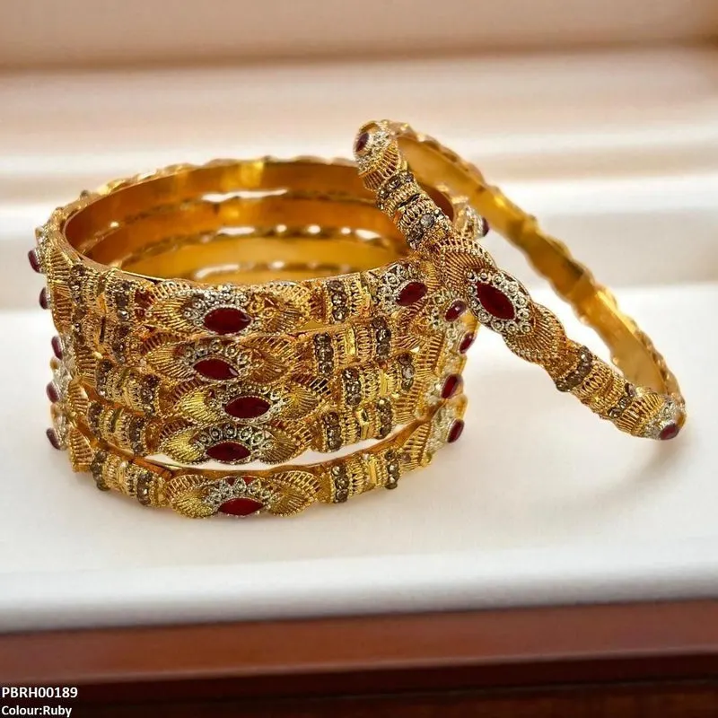 Marquise Bangles 6 Pcs Set