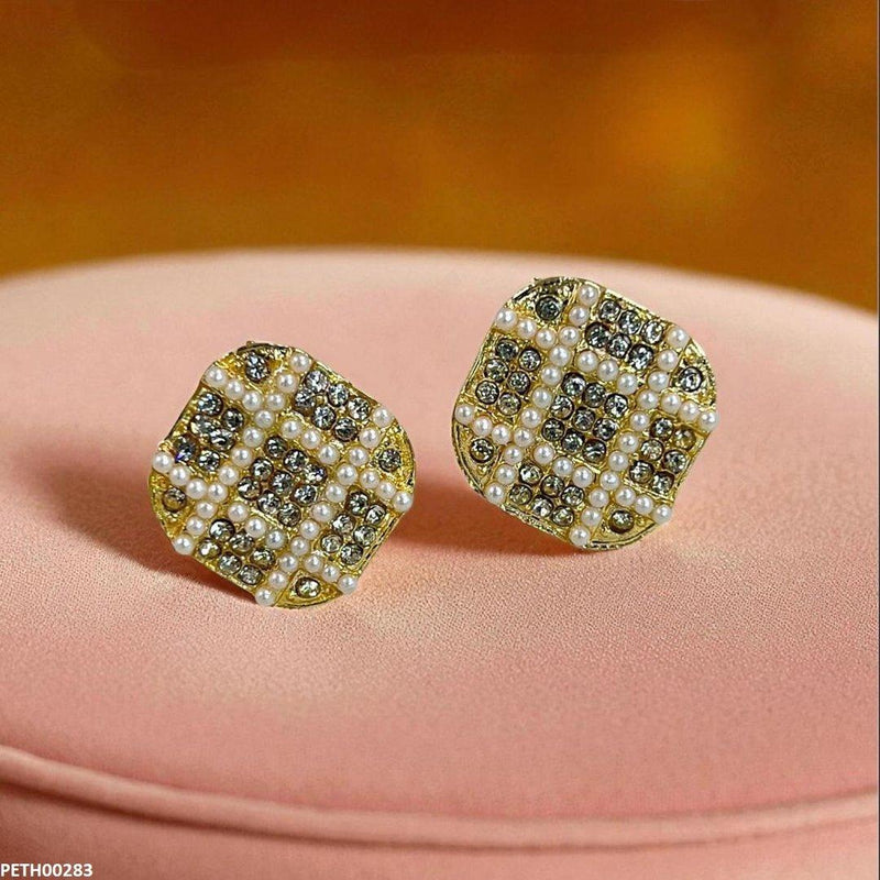 Square Pearl Hash Tops Pair