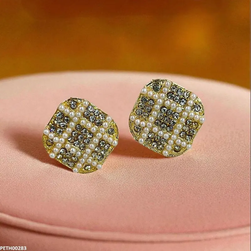 Square Pearl Hash Tops Pair