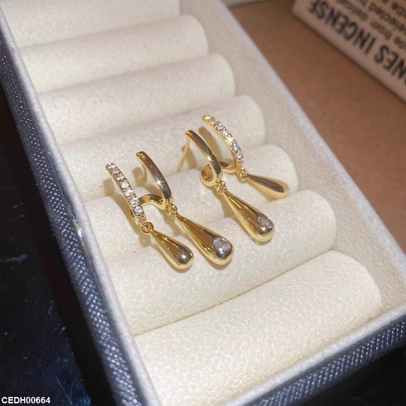 Double Stick Drop Earrings