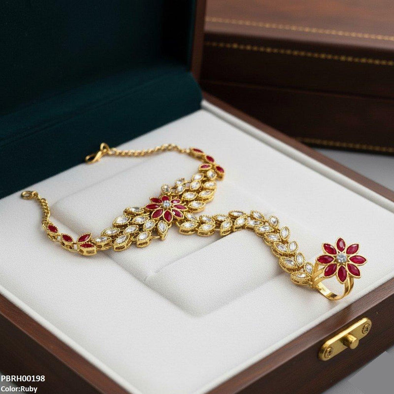 Marquise Flower Angla Bracelet Adjustable