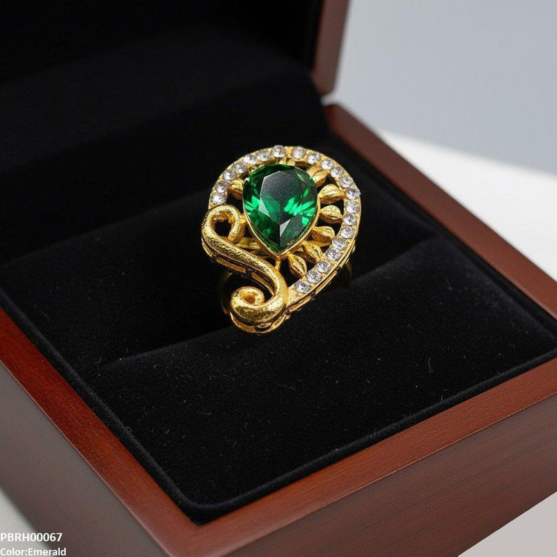 Tear Flower Ring Adjustable