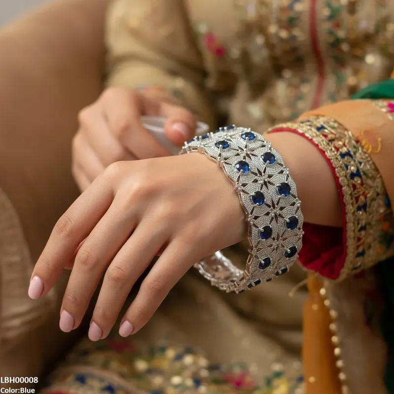 Round Flower Bangle Set