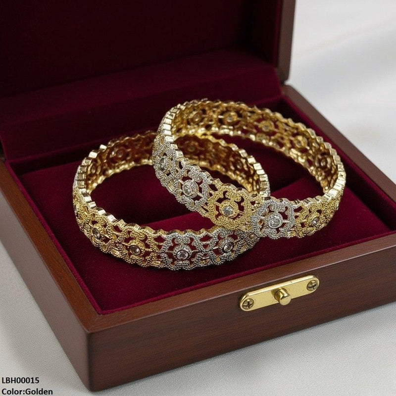 Imp Round Stone Bangle Set