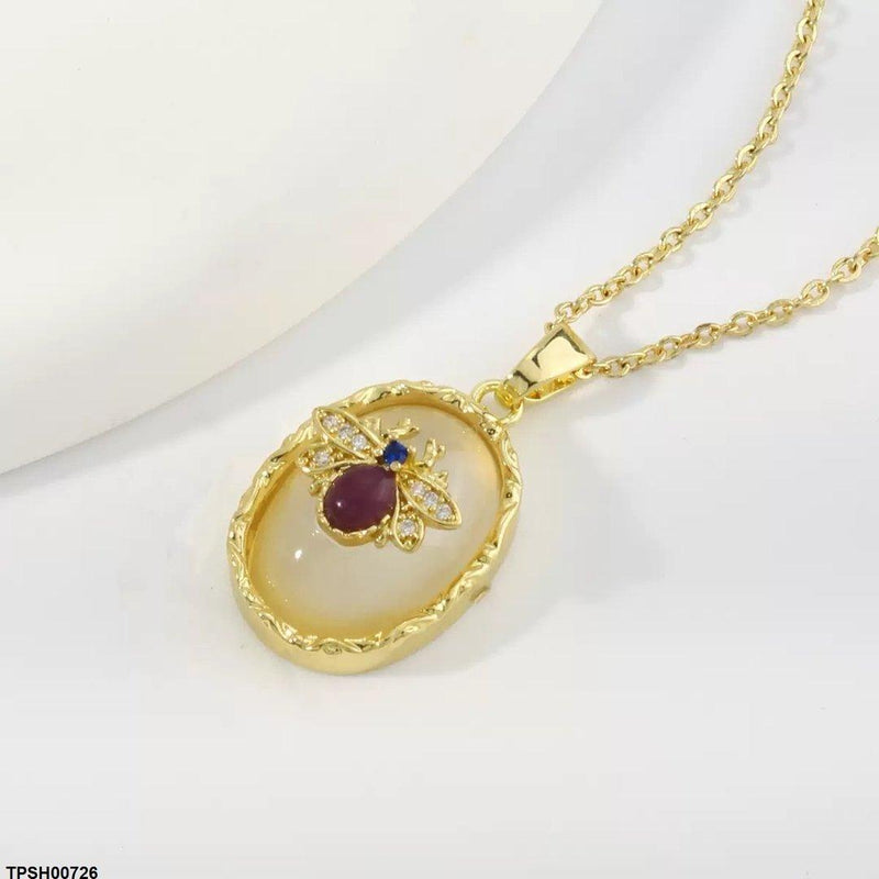 Bee Pendant with Chain