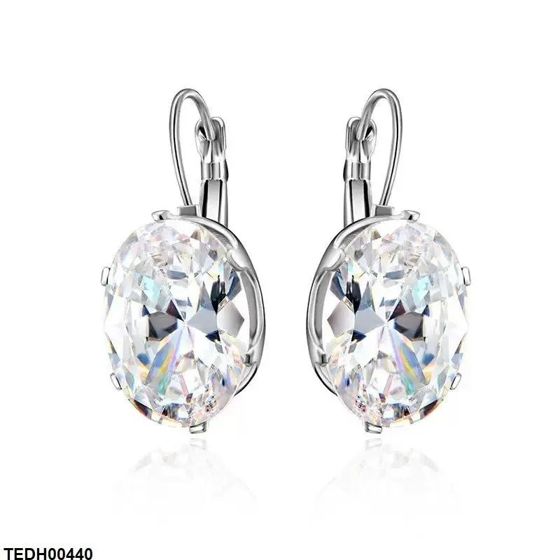 Oval Drop Earrings