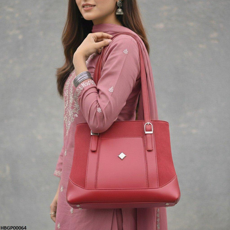 Maroon Crest Tote