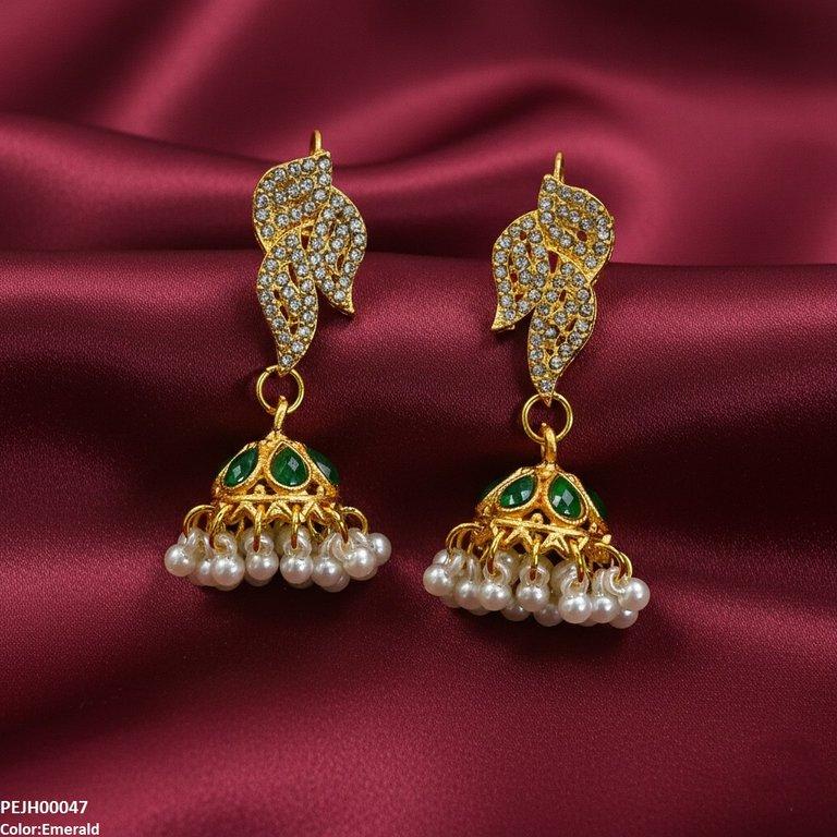 Tear Pearl Drop Jhumki