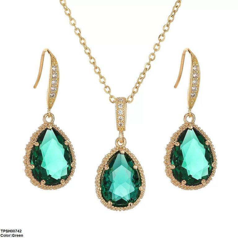 Tear Pendant Set