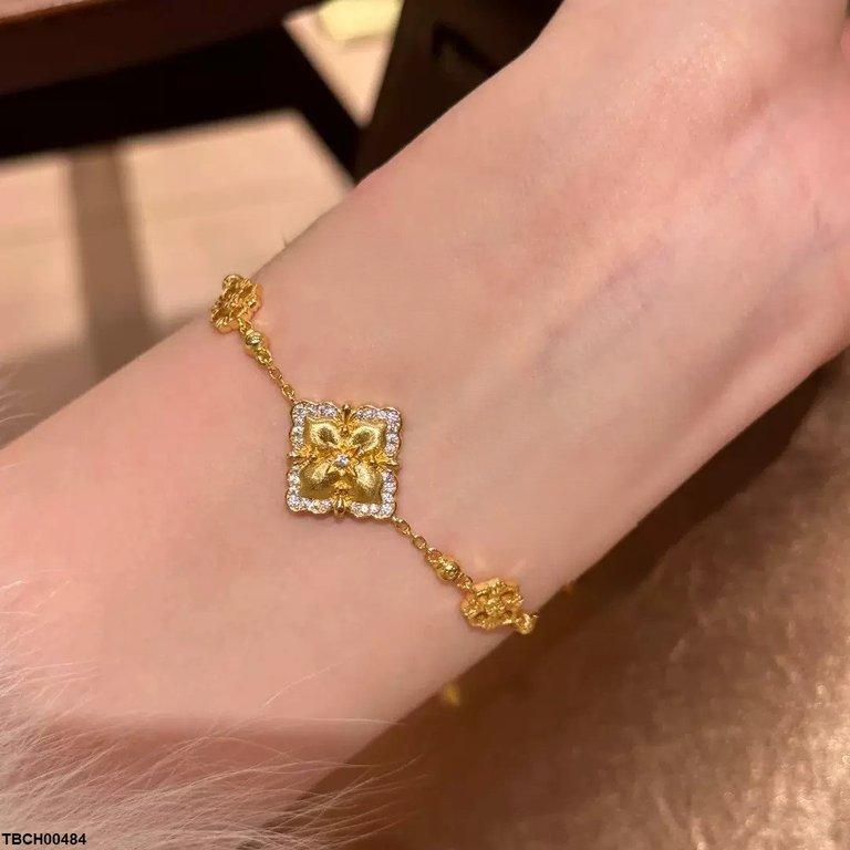 Square Flower Bracelet Adjustable
