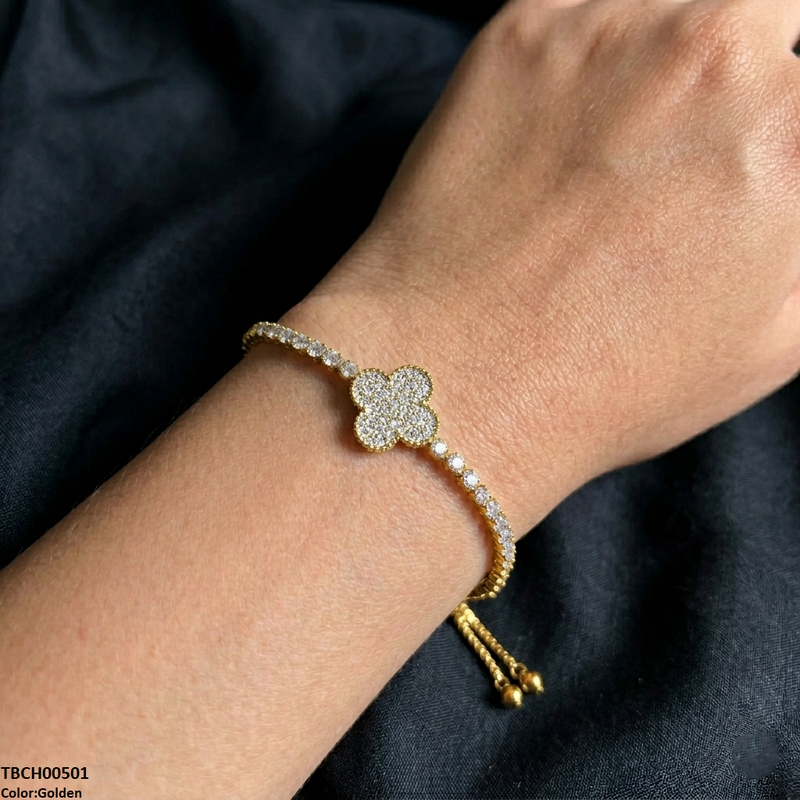 Flower Bracelet Adjustable