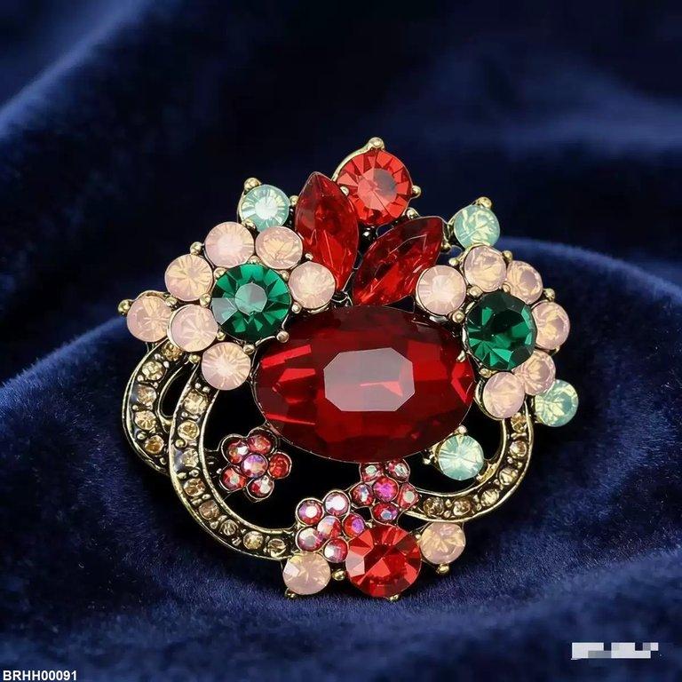 Oval Multi Stone Broach