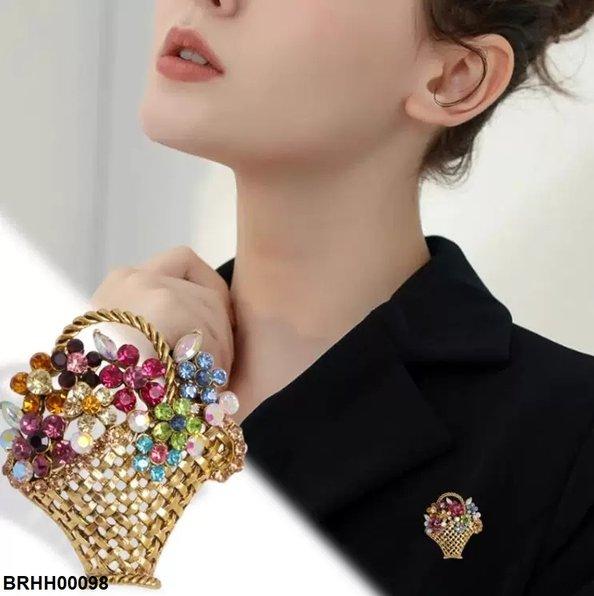 Flower Bouquet Broach