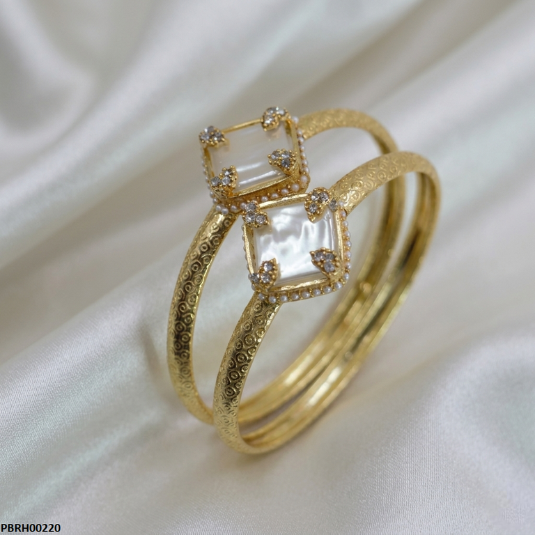 Square Pear Stone Bracelet