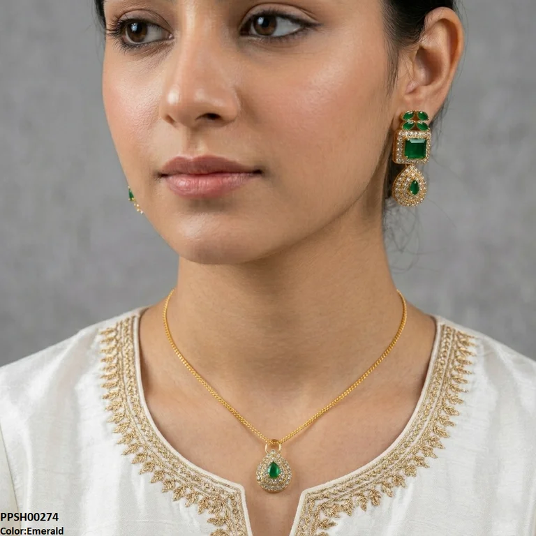Tear Drop Pedant Set