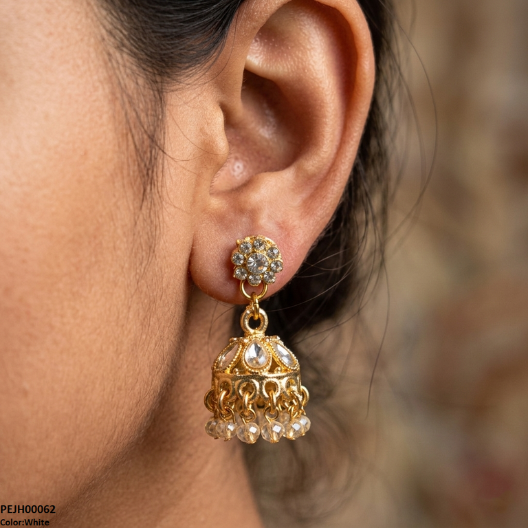 Tear/Pearl Drop Jhumki