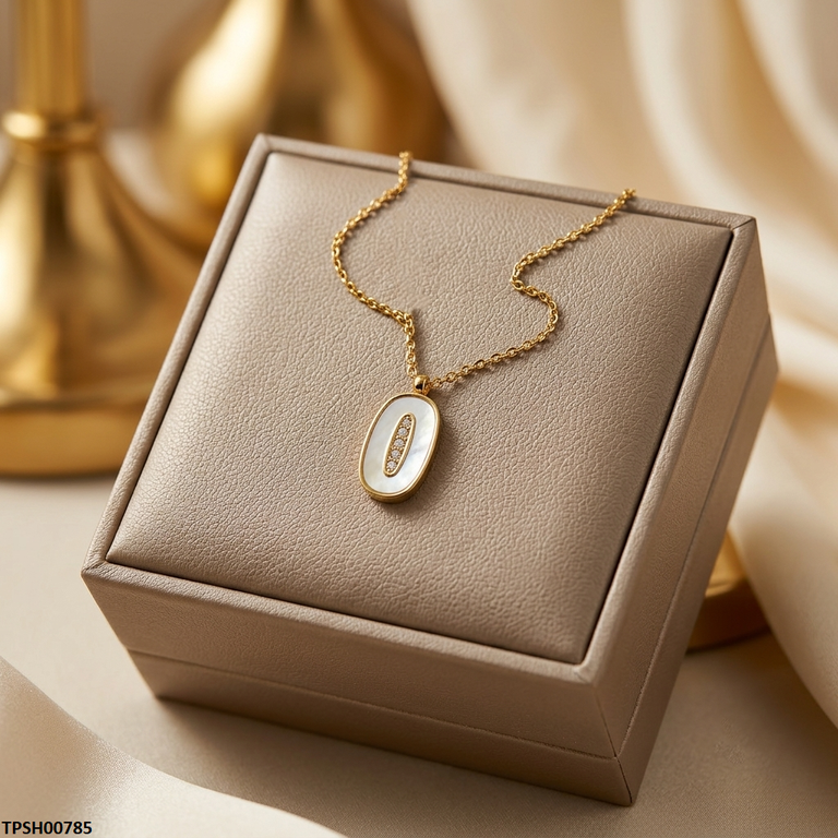 Stainless Steel Oval Pendant