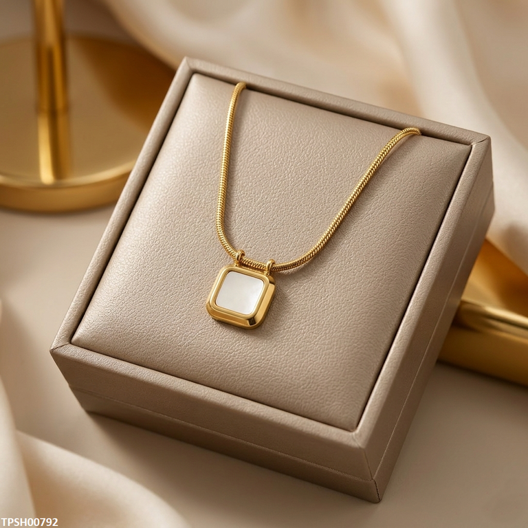 Stainless Steel Square Pendant
