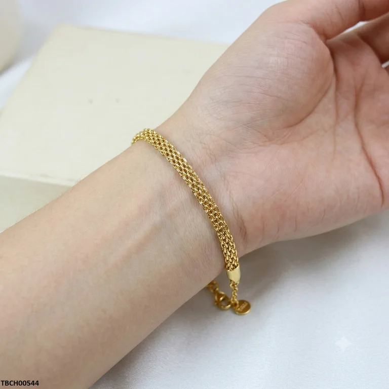 Stainless Steel Plain Chain Bracelet