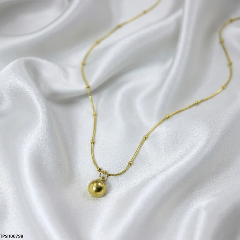 Stainless Steel Round Ball Pendant