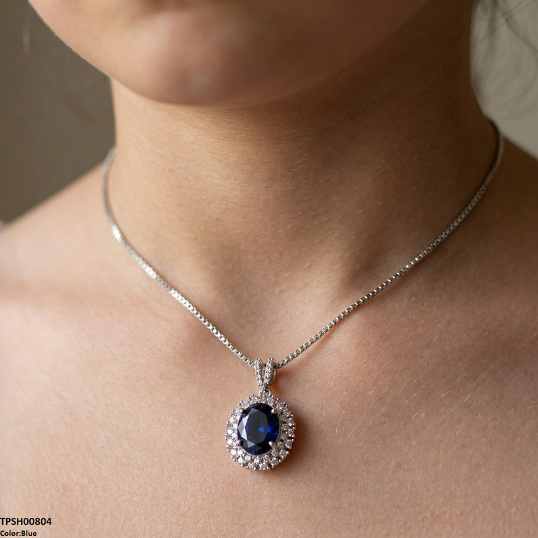 Oval Drop Pendant
