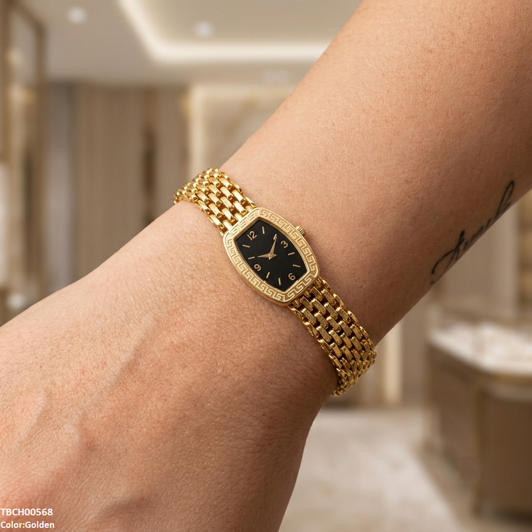 Rectangle Watch Dial Watch Style Bracelet