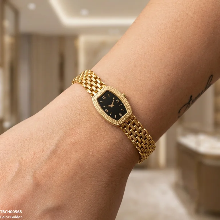 Rectangle Watch Dial Watch Style Bracelet
