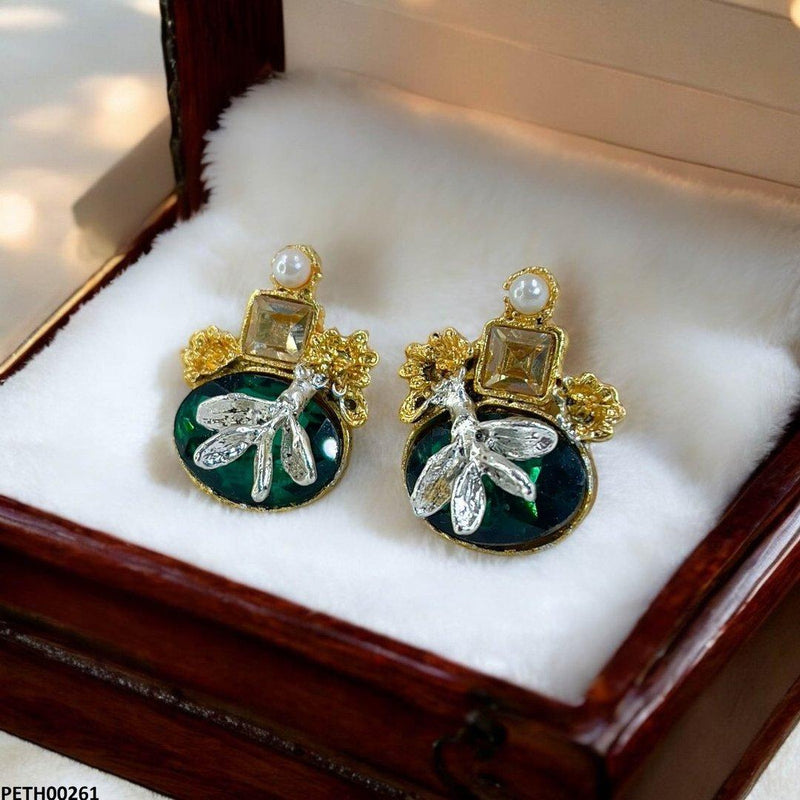 Oval Leaf Tops Pair
