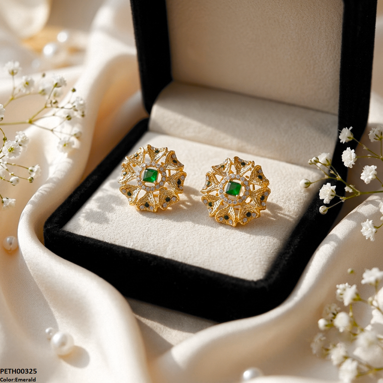 Rectangle Round Flower Tops Pair