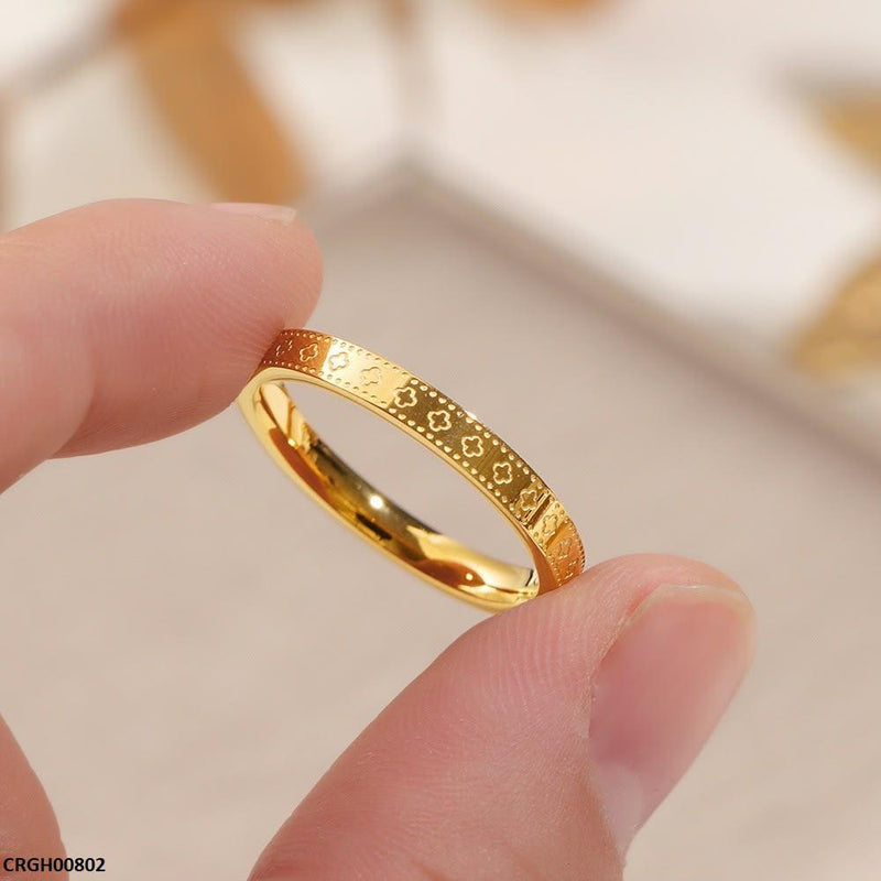 Stainless Steel Royal Texture Ring
