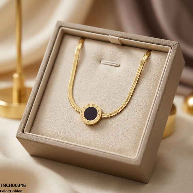 Stainless Steel Round Necklace