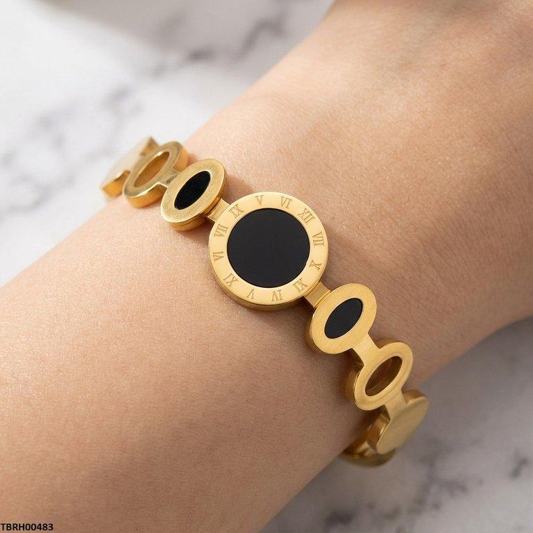 Stainless Steel Oval Round Braclet