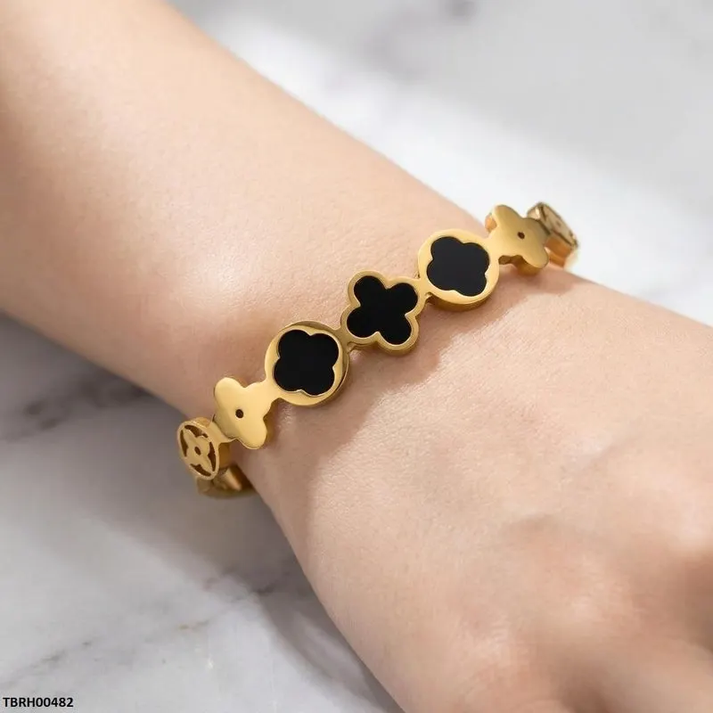 Stainless Steel Flower Shape Braclet