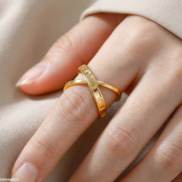 Stainless Steel Double Loop Ring Adjustable