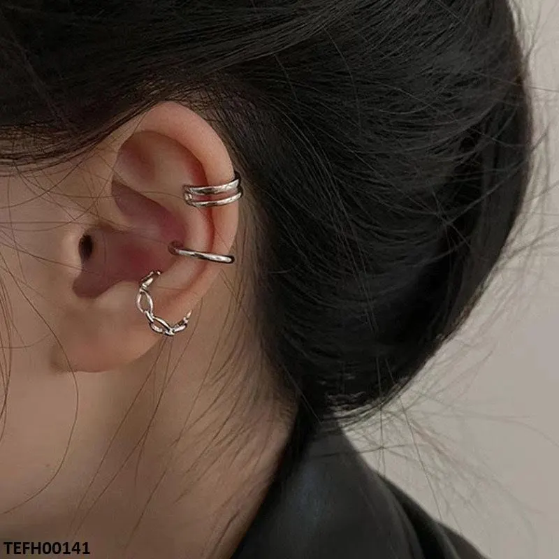 Three Ear Cuff One Side Set