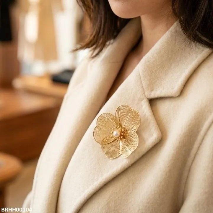 Pearl Flower Broach