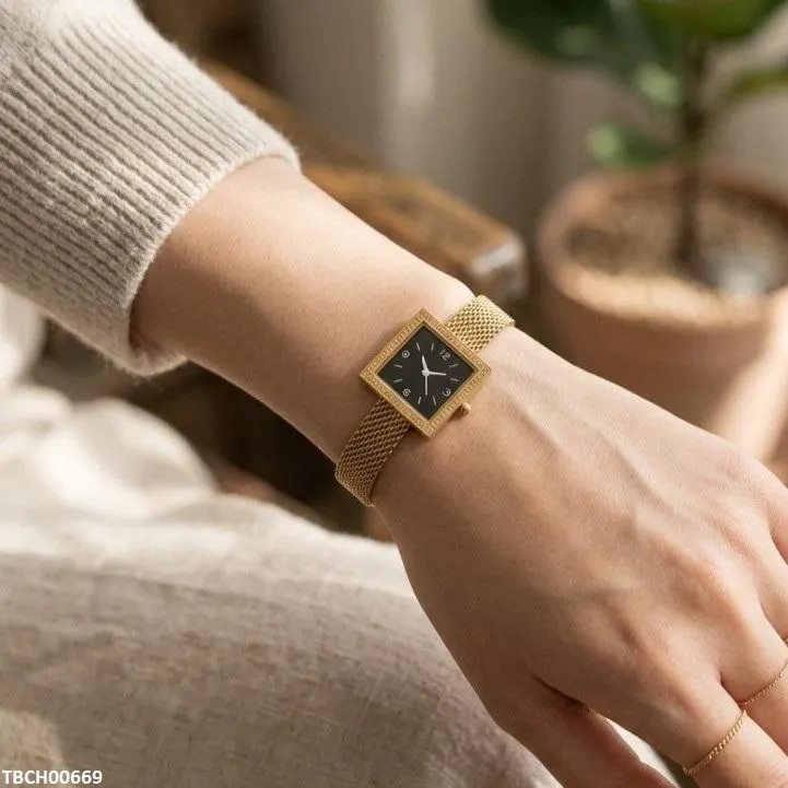 Stainless Steel Square Watch Design Bracelet