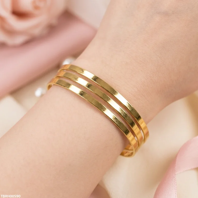 Bhs Plain Stainless Steel Bracelet