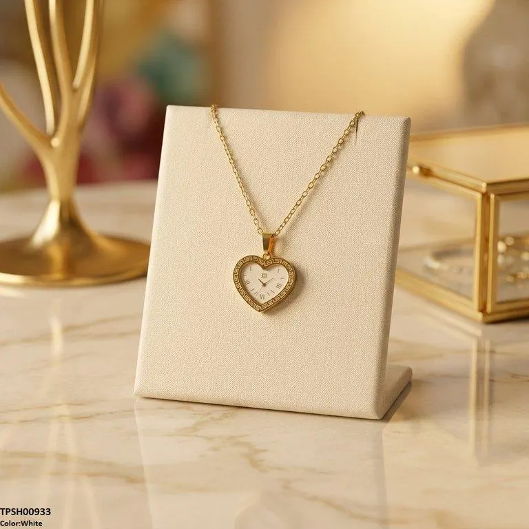 Bhs Heart Watch Design Stainless Steel Pendant
