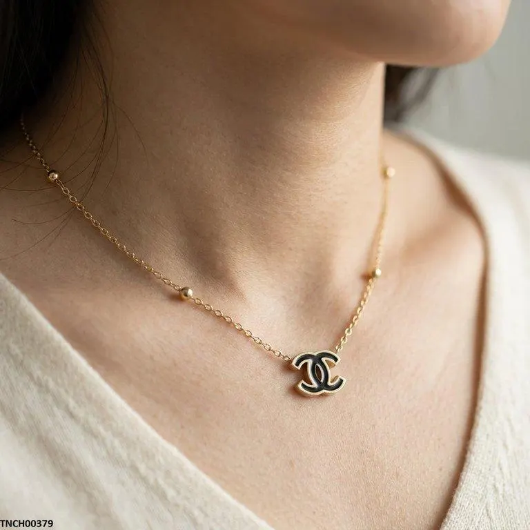 Bhs Double C Shap Stainless Steel Necklace