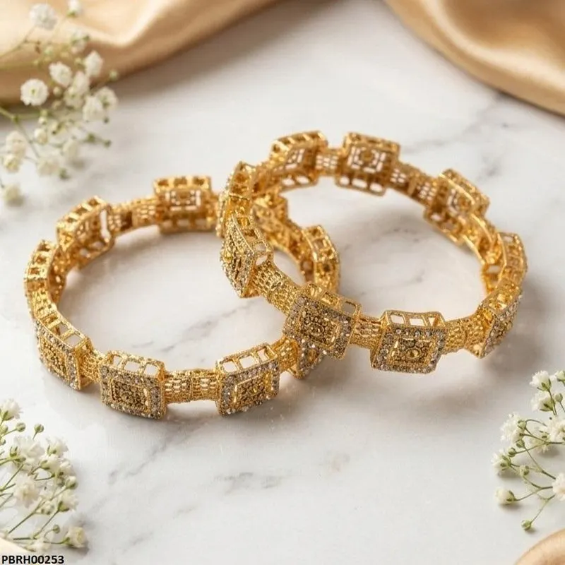 Square Link Bangles Set