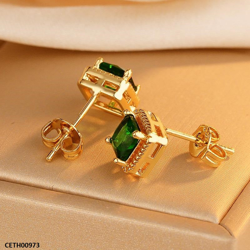 Square Stud Tops Pair