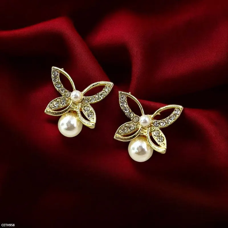 CETH958 Sdq Butterfly/Pearl Tops Pair
