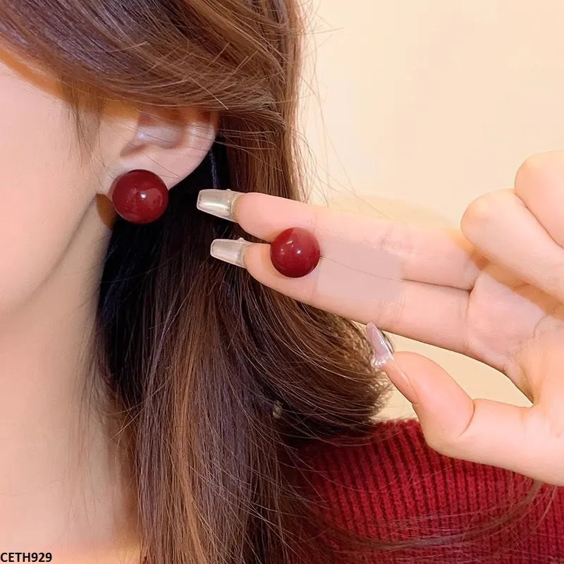 Round Boll Tops Pair