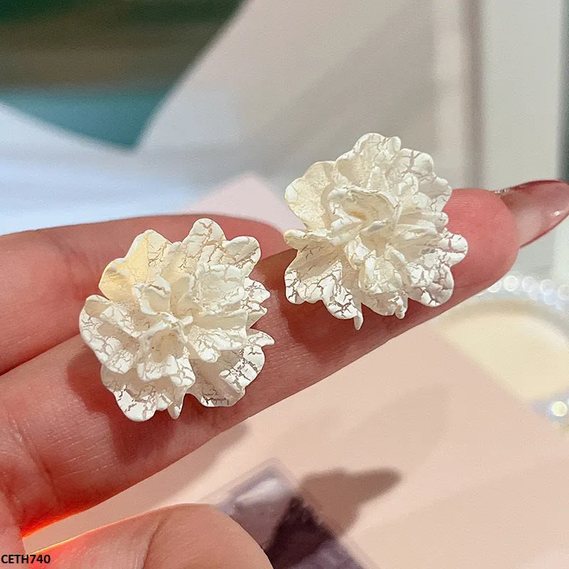 Plain Flower Tops Pair