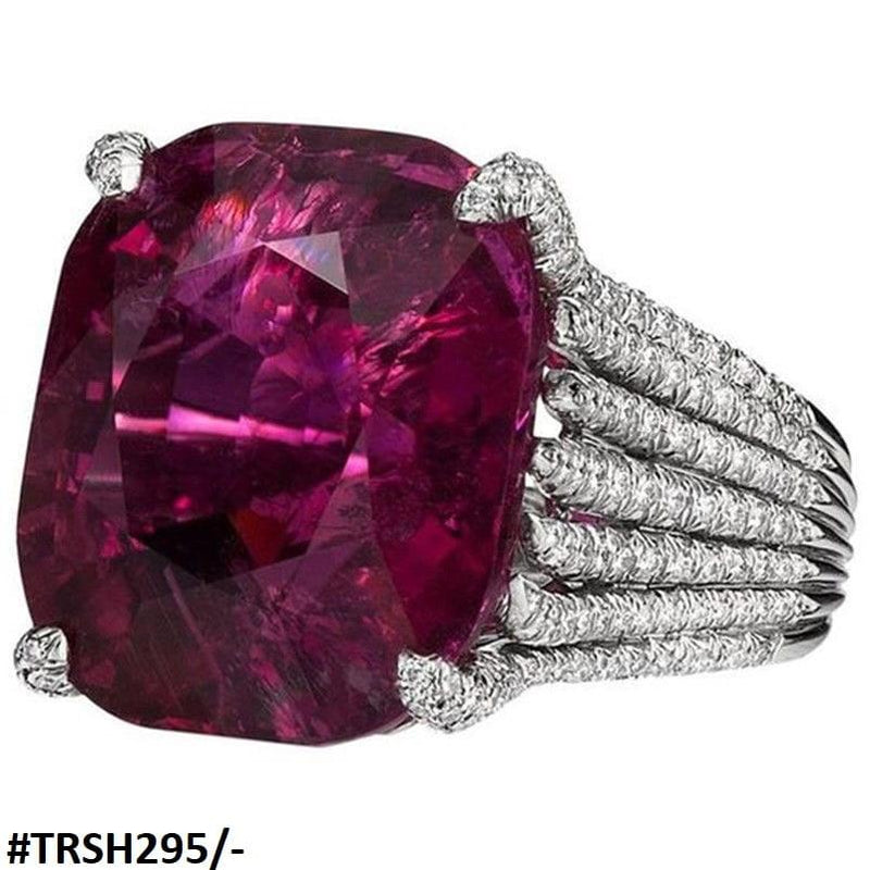 Redish Cathedral Zircon Ring
