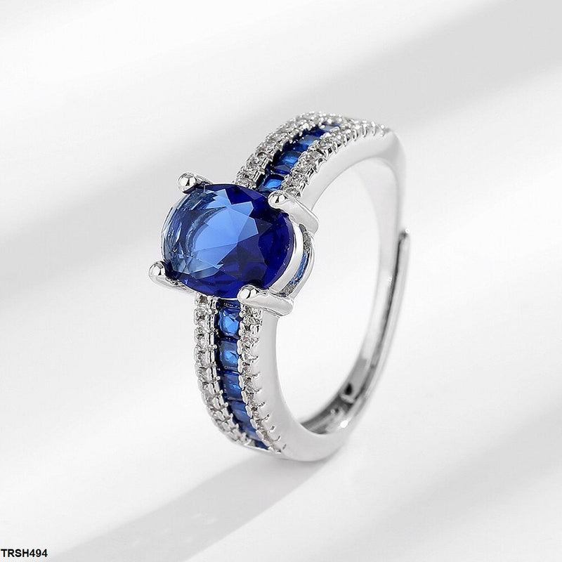 Oval/Square Layered Ring